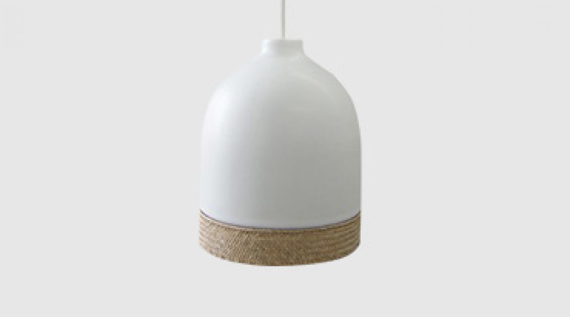 Ceramic small pendant light