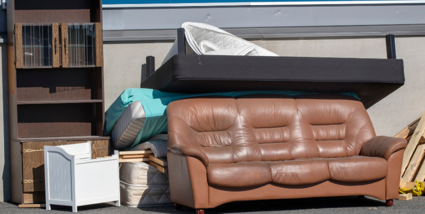 Donating Your Used Furniture stock photo