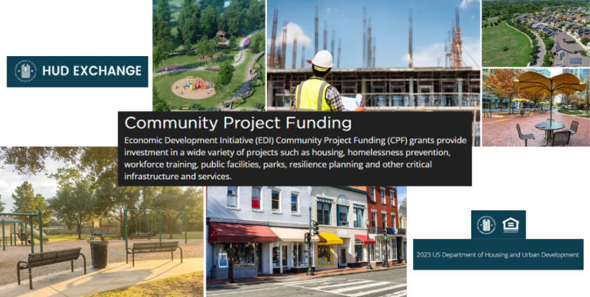 Community Project Funding Grants Page featured page
